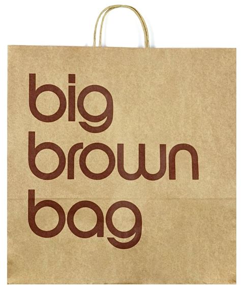 large brown bag bloomingdale's